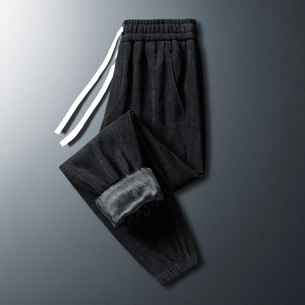 Men's Corduroy Plush Sanitary Pants - Image 7