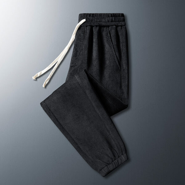 Men's Corduroy Plush Sanitary Pants - Image 2