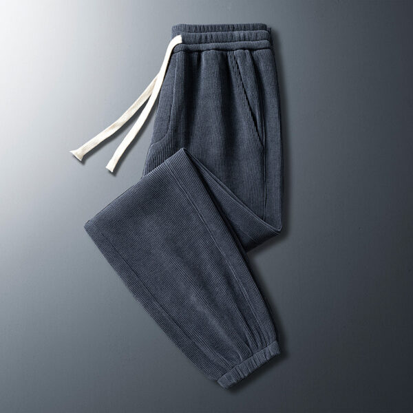 Men's Corduroy Plush Sanitary Pants - Image 5